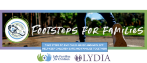 Image describing footsteps for families 5K and 1 Mile Walk